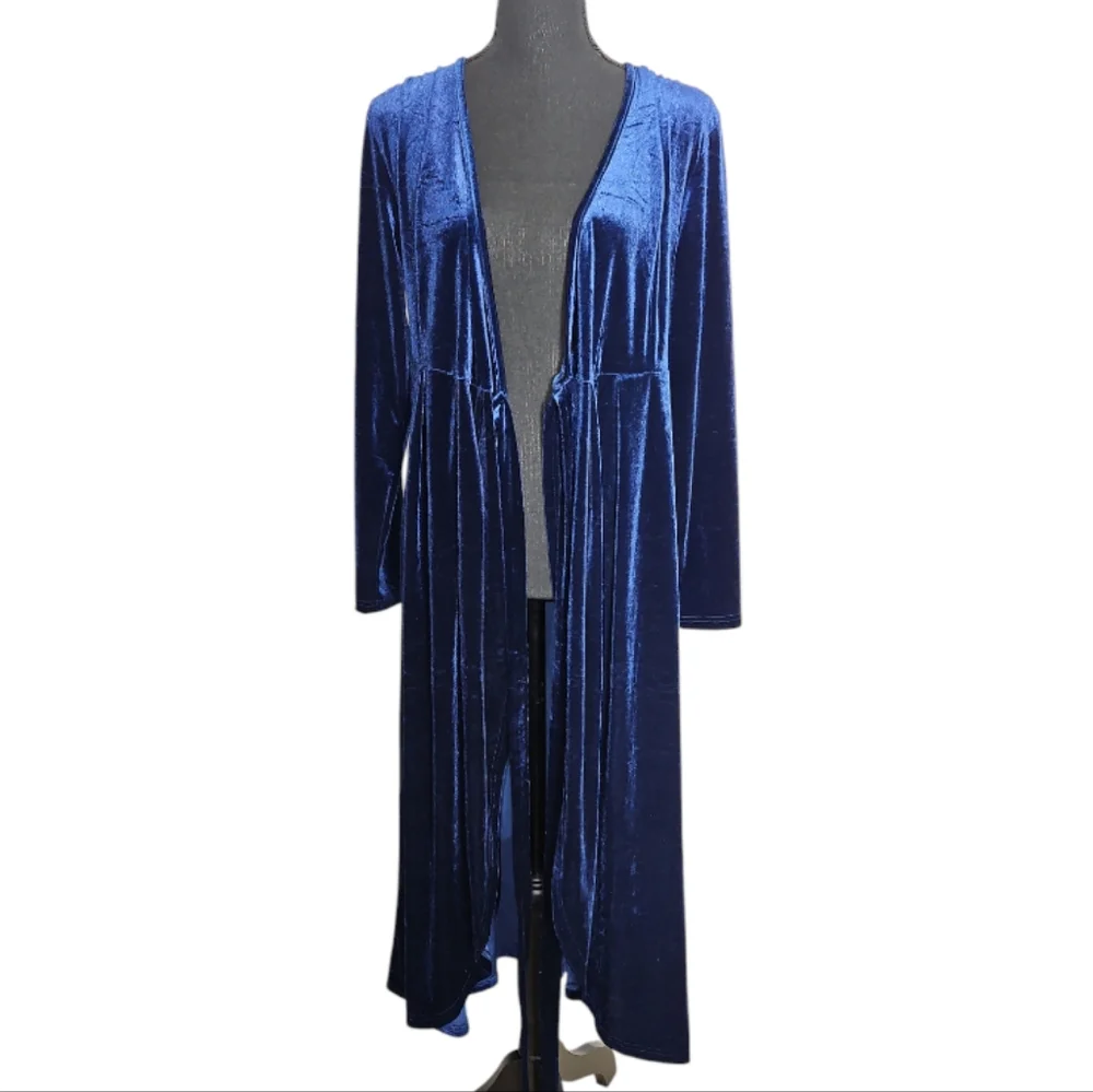 WOMEN'S VELVET WRAP DRESS